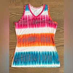 Nike Women's Multicolor Striped Tank Top